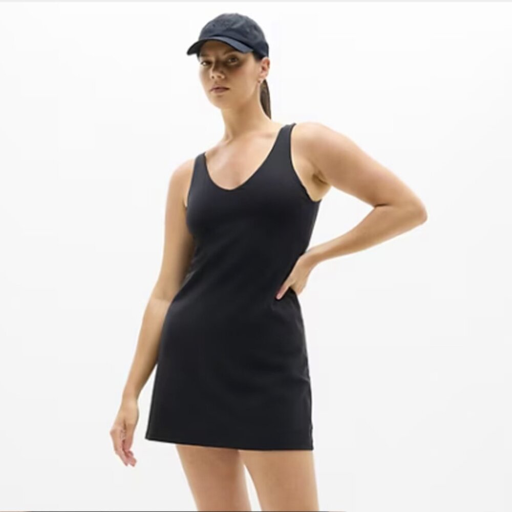 NWOT Athleta Transcend Dress Black PM